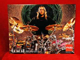   Danny Carey* Paiste Cymbals & Sonor Drums Promo Posters L@@K  