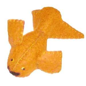  Cheppu Felt Fish Toy Yellow Gold Toys & Games