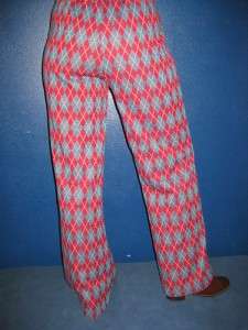 Retro Vintage Women Bellbottoms Bell Bottom Pants B 4 Red Gray and 