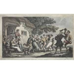  Hand Made Oil Reproduction   Thomas Rowlandson   32 x 20 