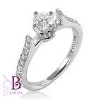 15 CT REAL ROUND BRILLIANT CUT DIAMOND ENGAGEMENT RING 14K GOLD 