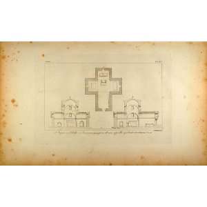  1845 Engraving Church Nazaro Celso Ravenna Architecture 