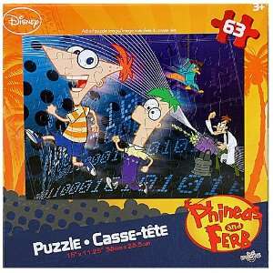  Phineas and Ferb 63 Piece Puzzle [Escape from Dr. Heinz 