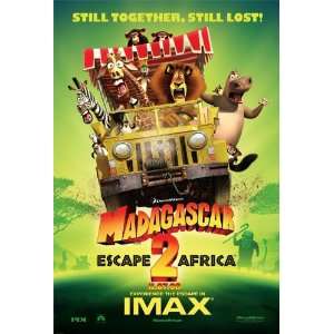  MADAGASCAR 2 IMAX 27X40 ORIGINAL D/S MOVIE POSTER 