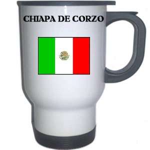  Mexico   CHIAPA DE CORZO White Stainless Steel Mug 