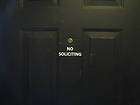 NO SOLICITING Sign Vinyl Lettering Decal Sticker