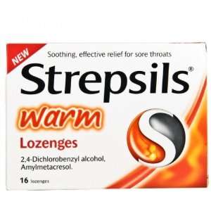  Strepsils Warm Soothing Effective Relief for Sore Throat 