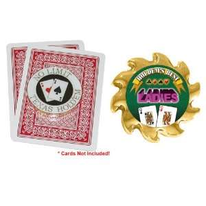   No Limit Texas Hold em Card Cover & Ladies Spinner