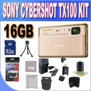  Sony Cyber Shot DSC TX100V 16.2 MP Exmor R CMOS Digital 
