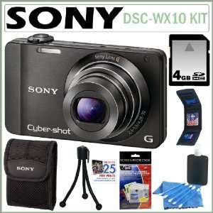  Sony DSC WX10 Cyber Shot 16.1MP with 3D Sweep Panorama + Sony 