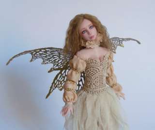 OOAK Fairy Fae Sculpture Grace Art Doll Fantasy by Cerchio Fatato 