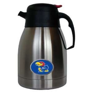  Kansas Jayhawks Coffee Carafe 2 Liter Stainless Steel 