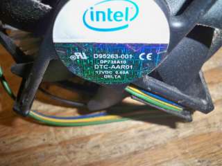 Intel CPU Fan+Heatsink D95263 001 Socket 775  