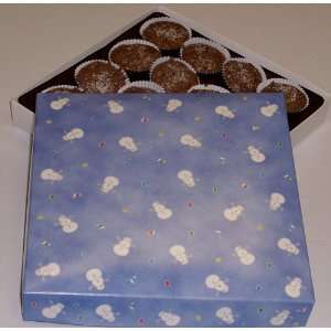 Scotts Cakes 1 lb. Milk Chocolate Coconut Cluster in a Snowman Box