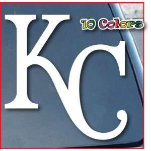 Kansas City Royals KC Car Window Vinyl Decal Sticker 8 Tall (Color 