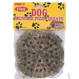  8 Pack pizza shaped dog treats (Wholesale in a pack of 24 