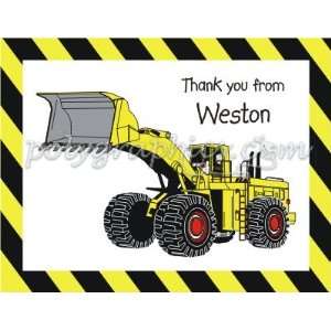  Construction Front Loader Party Note Cards Toys & Games
