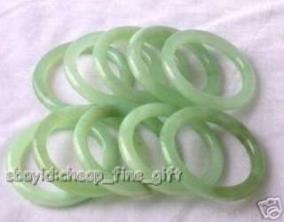 Natural 10PCS Green Jade Bracelet Wholesale  