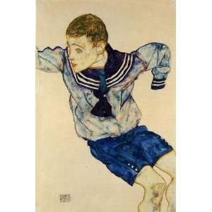  Hand Made Oil Reproduction   Egon Schiele   24 x 36 inches 