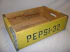 Vintage 1972 Pepsi Cola Durabilt Wooden Soda Crate Peps