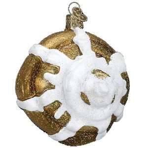  Old World Christmas Cinnamon Roll Glass Ornament 