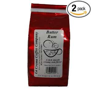 La Crema Coffee Butter Rum, 12 Ounce Grocery & Gourmet Food