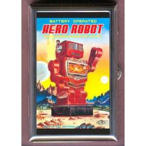  HERO ROBOT VINTAGE RETRO COOL Coin, Mint or Pill Box Made 