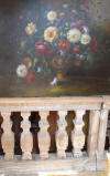   ANTIQUE c1800 FRENCH HAND CARVED WOOD BALUSTERS 4 SECTIONS=15 FT