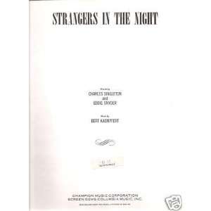   Music Strangers In The Night Singleton Snyder 99 