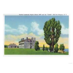  Old Fort Niagara, NY   Ancient Lombardy Poplar Tree and 