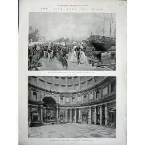  1900 King Italy Humbert Pantheon Agrippa Army Naples