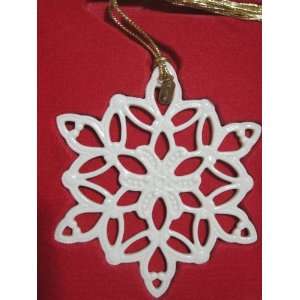    2007 Lenox Snowflake Fantasies Snowflake Ornament 