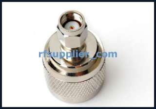 reverse polarity sma male to n male connector adapter rf 0768