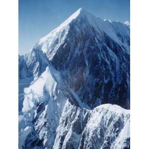 New Zealandsnow Capped Mountain in New Zealand Giclee Poster Print 