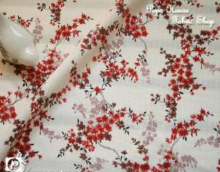 half yard New Japanese Asian Oriental fabric cloth of sm sukura 100% 