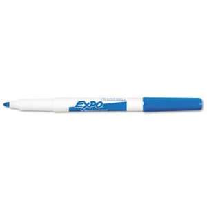 EXPO 84003   Dry Erase Marker, Fine Point, Blue, Dozen 