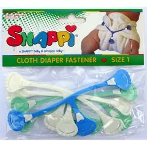  Snappi Cloth Diaper Fasteners   Pack of 5 (2 Mint Green, 2 