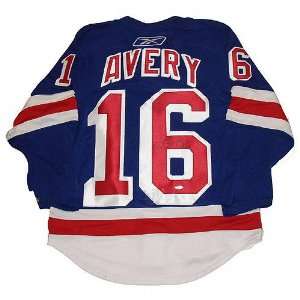  Sean Avery New York Rangers Autographed Authentic Jersey 