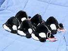 Puffkins LOT of 6 TOBY Orca Killer Whale KEYCHAINS MWT