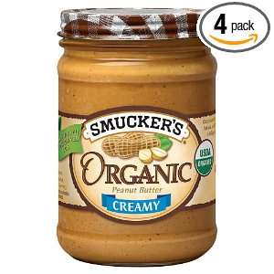 Smuckers Organic Creamy Peanut Butter Grocery & Gourmet Food
