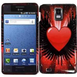  Wing Heart Hard Case Cover for Samsung i997 Infuse 4G 