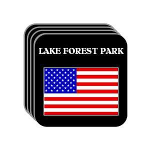  US Flag   Lake Forest Park, Washington (WA) Set of 4 Mini 