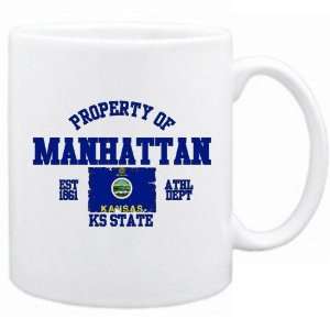 New  Property Of Manhattan / Athl Dept  Kansas Mug Usa City  