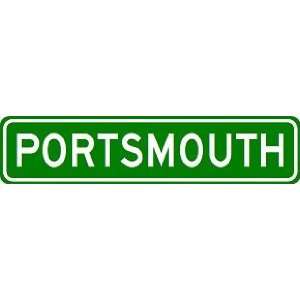 PORTSMOUTH City Limit Sign   High Quality Aluminum