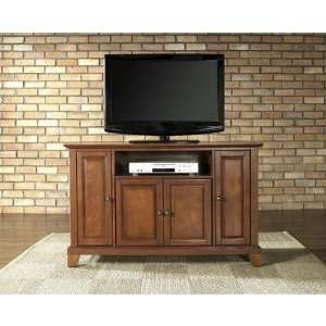  Crosley KF10002CCH Newport 48 TV Stand in Classic Cherry 