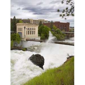  Spokane River in Major Flood, Riverfront Park, Spokane 