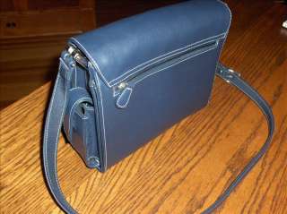 Liz Claiborne Navy Shoulder Purse / Handbag  