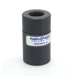 Plast O Matic CKD Series PVC Check Valve for Low Pressure, For 