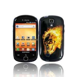  Samsung T589 Gravity Smart Graphic Case   Fire Skull (Free 