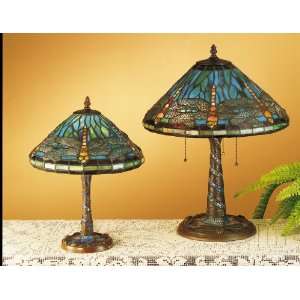  Meyda Tiffany 26683 Accent Lamp, Mahogany Bronze Finish 